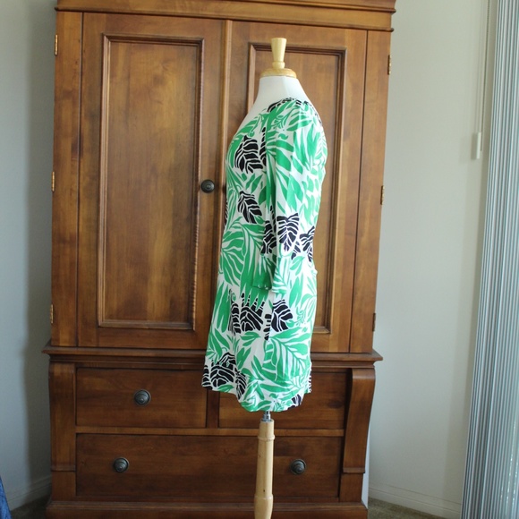 Diane Von Furstenberg Aggie Mini Shift Dress Size 6 100% Silk Gently Worn - Picture 4 of 7